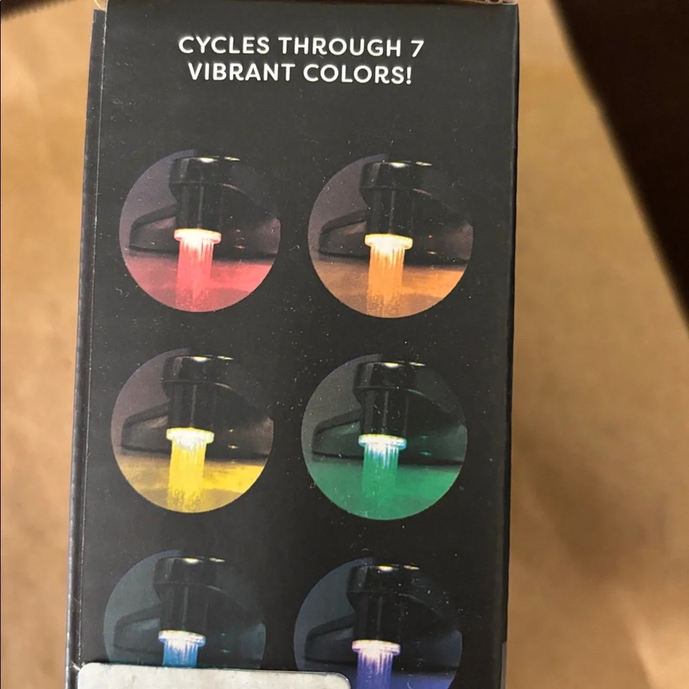Urban outfitters Color-Changing LED Faucet Light - new in pkg hydropowered. GIFT